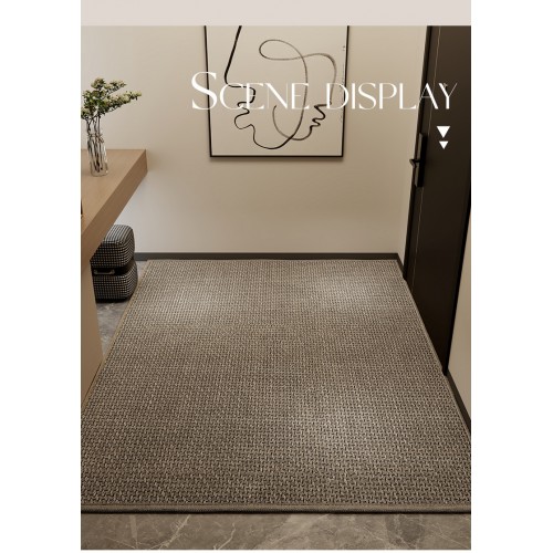 Imitated Linen Living Room Entry indoor Household Non-slip Foot Mat