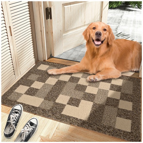 Ring Velvet TPR Pet Indoor  Mat