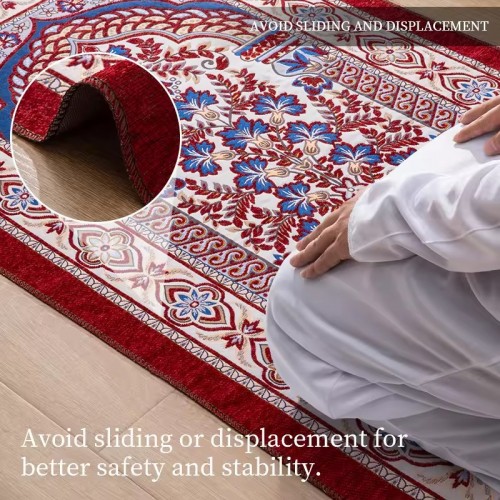 Thick Soft Islamic Weaving Jacquard Prayer Mat