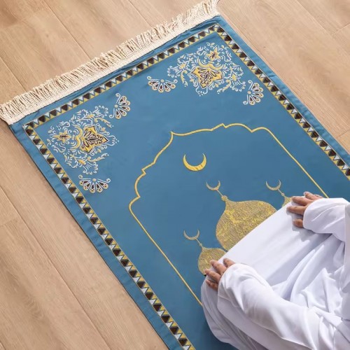 Woven Anti-skid Muslim Jacquard Prayer Mat