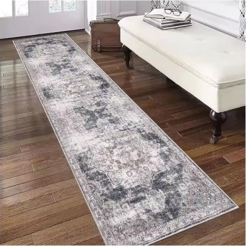  Non Slip Floor Carpet With TPR Backing Washable  Hallway Imitated Cashmere Mat 