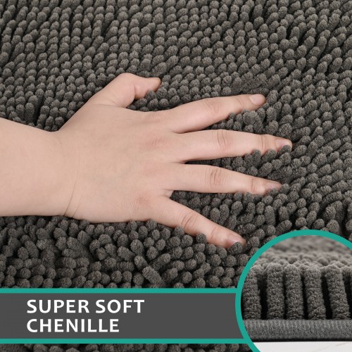 Water Absorbing Home Pet Chenille Floor Mat